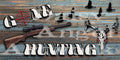 Gone Hunting License Plate