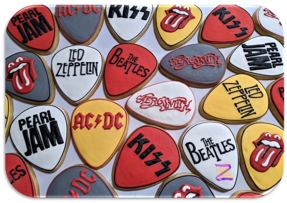 Band Guitar Picks Mousepad