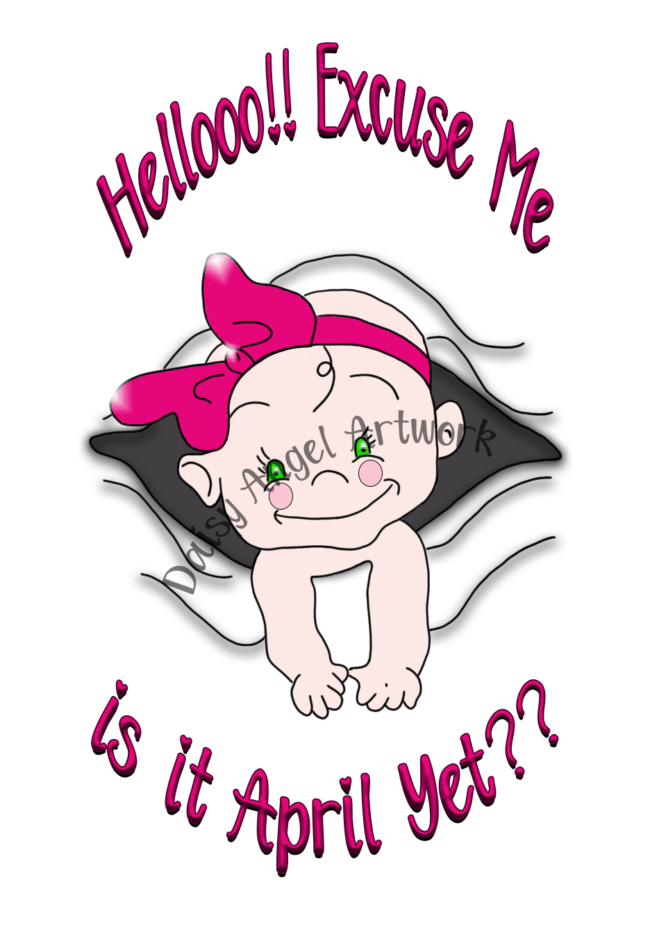 Hello Excuse Me Is it 'Month' Yet?  Baby Peeking Out of Belly T-Shirt