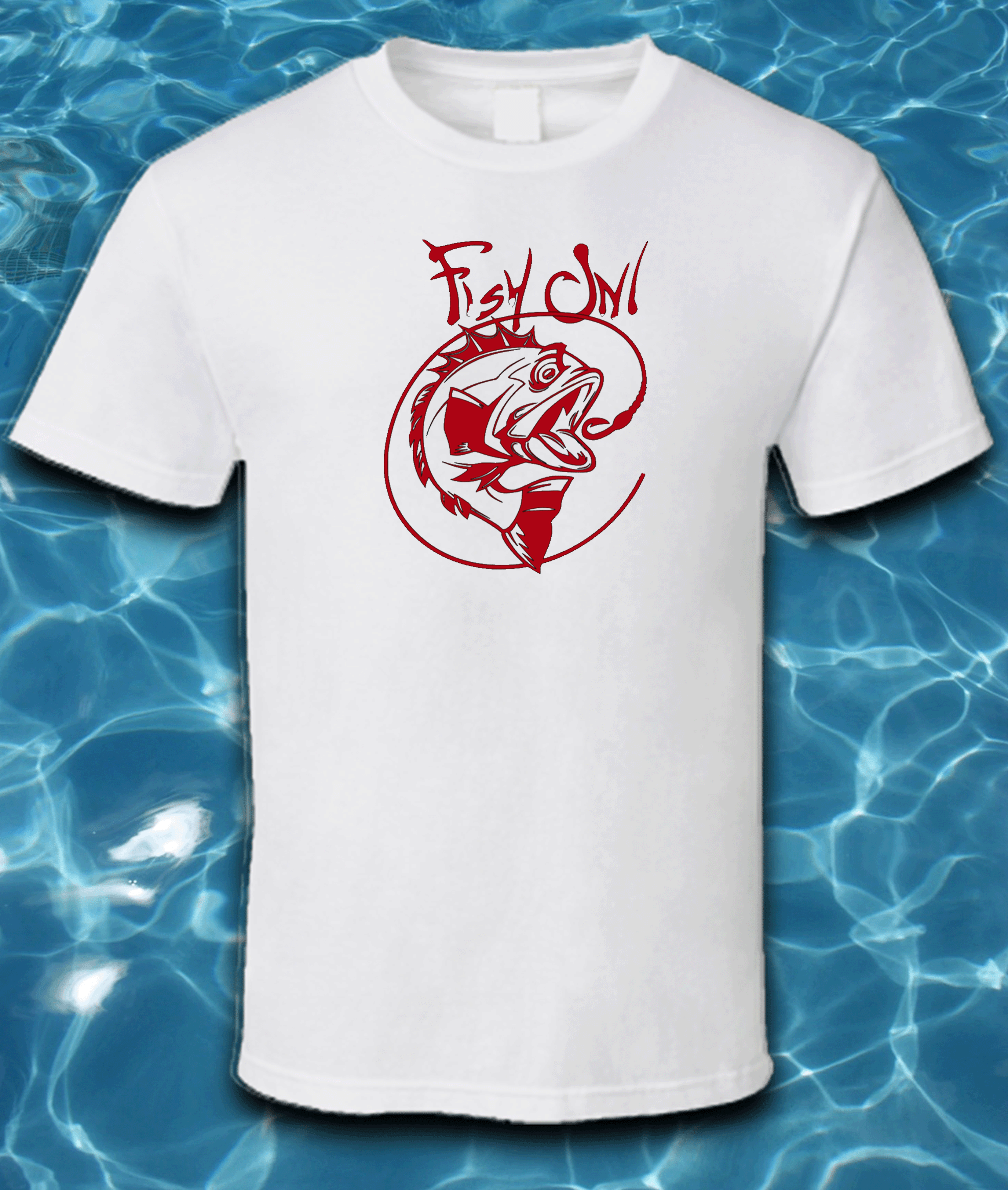 Sublimated Fishing T-Shirt-Fish On!