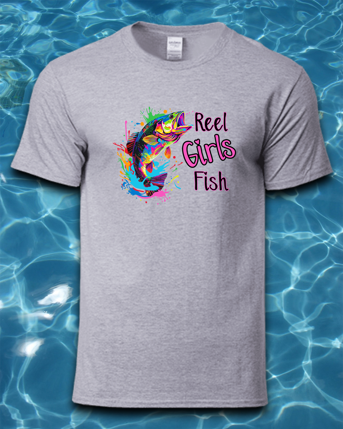 Sublimated Fishing T-Shirt-Reel Girls Fish