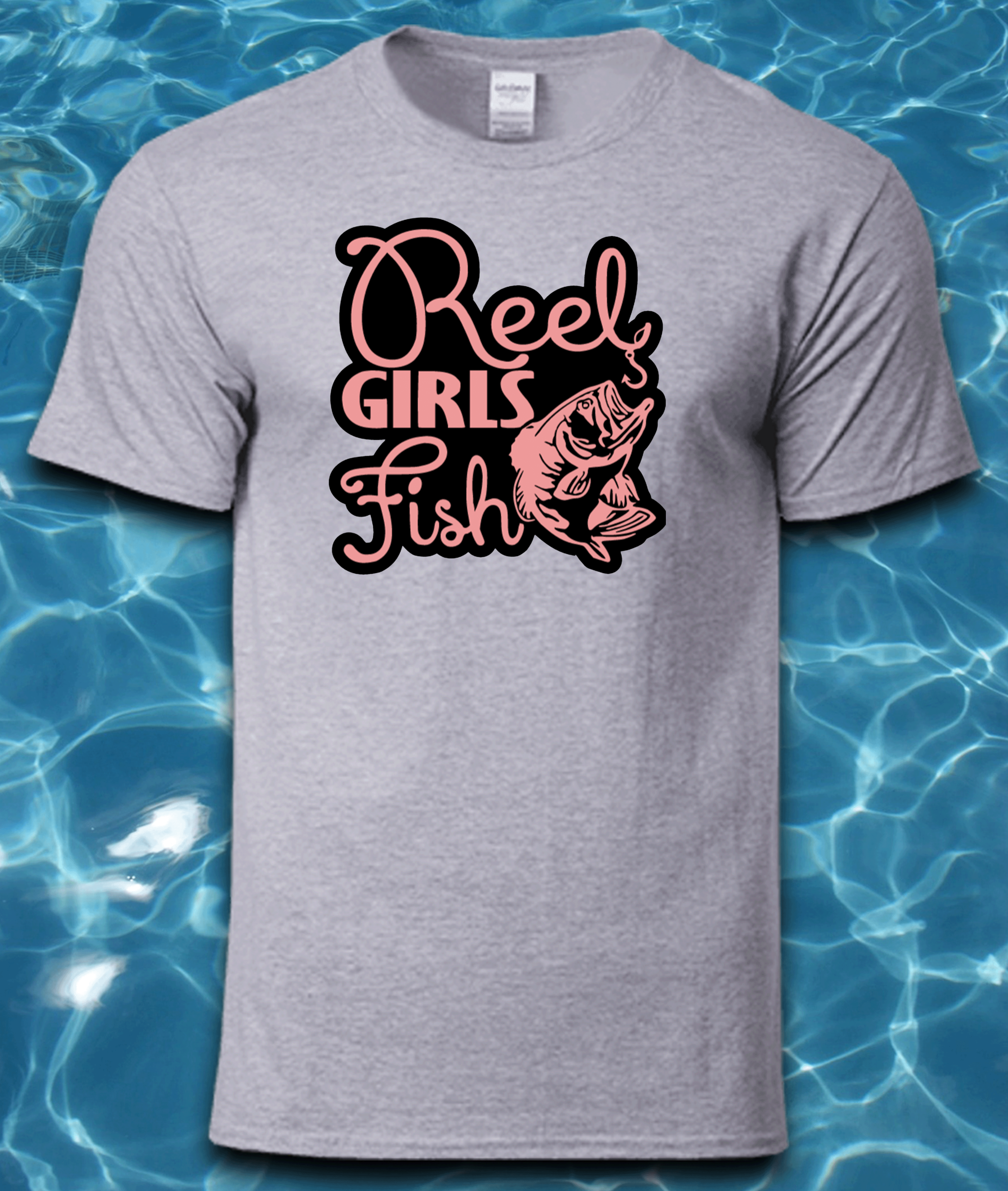 Sublimated Fishing T-Shirt-Reel Girls Fish