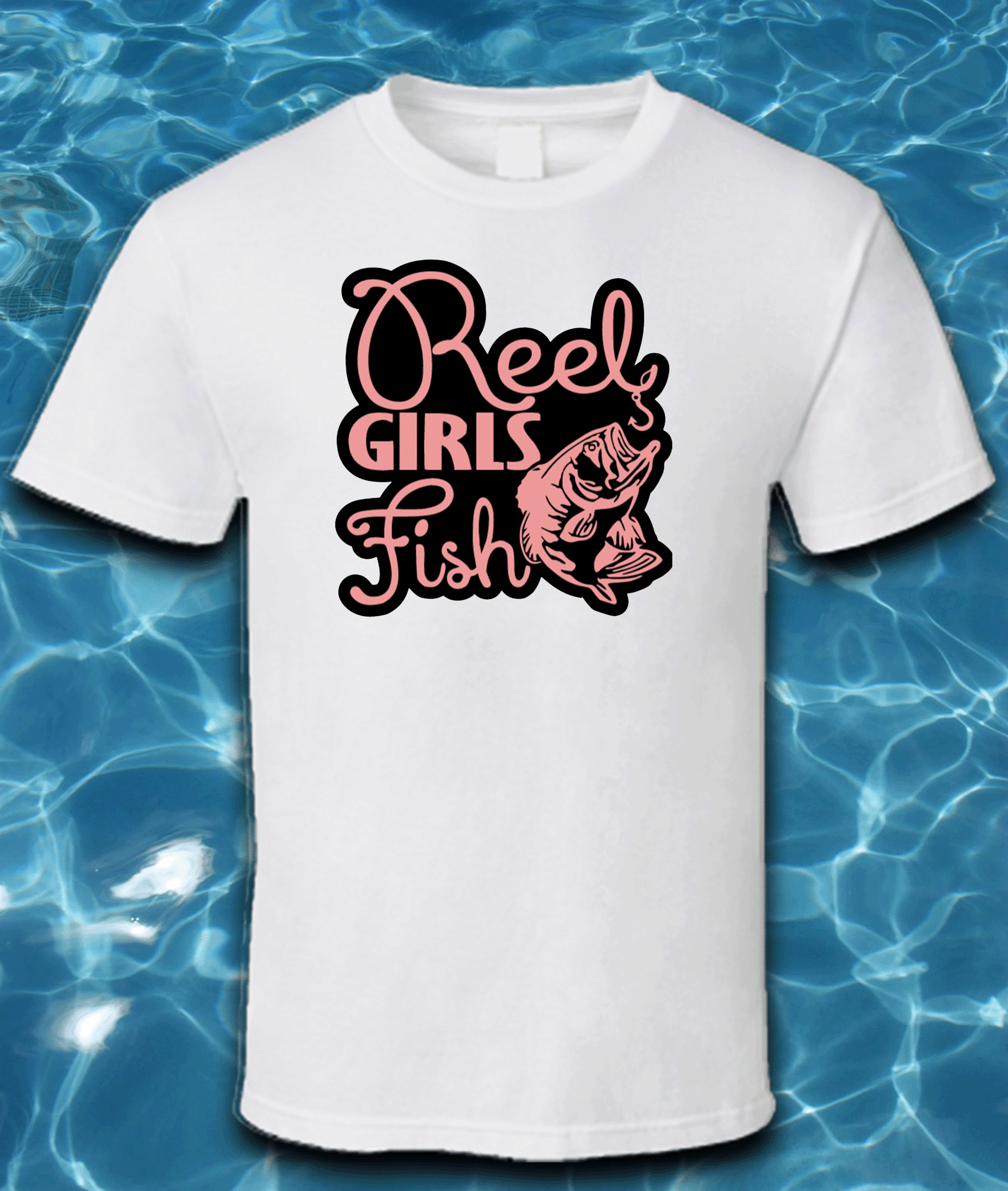 Sublimated Fishing T-Shirt-Reel Girls Fish