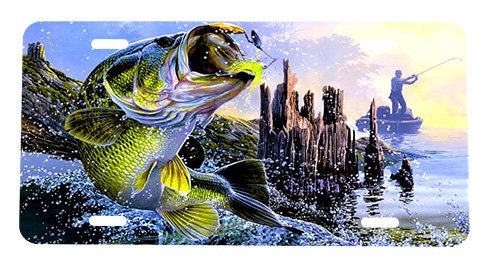 Fishing License Plate