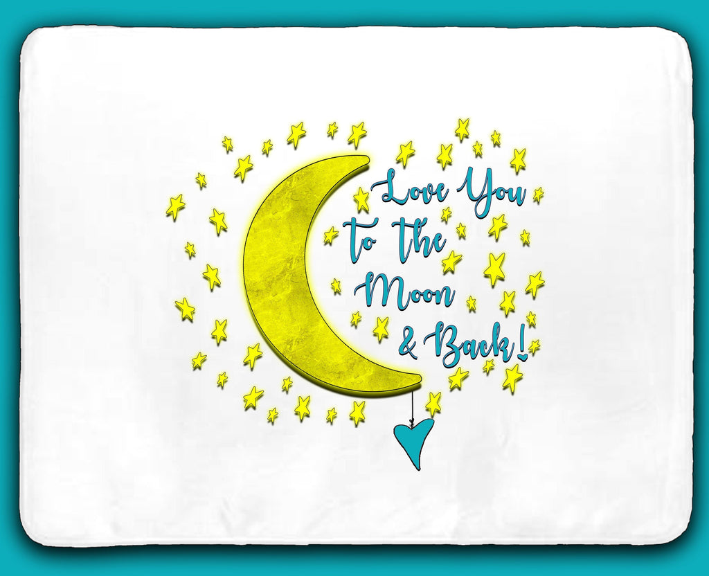 Fleece Baby Blanket - Love You to the Moon & Back