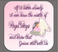 If I Listen Closely I Can Hear The Rustle Of Angel Wings And Know That You're Still With Us Mousepad