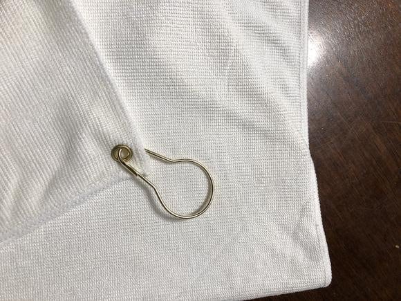 Keep Calm & Play Golf-Microfiber Golf Towel w/Grommet and Hook