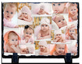 Have your Baby Photos with Name and Birth Details Permanently Sublimated onto Slate