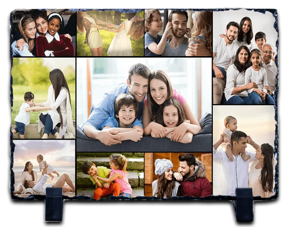 Have your Favorite Family Photos Permanently Sublimated onto Slate